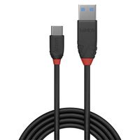 Lindy 36915 USB-kabel 0,5 m USB 3.2 Gen 1 (3.1 Gen 1) USB A USB C Zwart - thumbnail