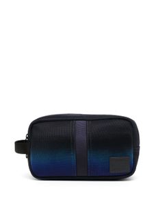 Paul Smith pochette zippée à patch logo - Bleu