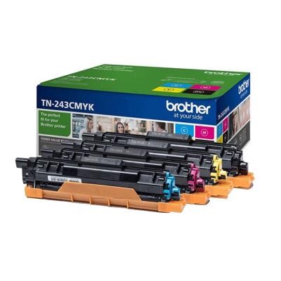 Brother TN-243CMYK tonercartridge 1 stuk(s) Origineel Zwart, Cyaan, Magenta, Geel Brother TN-243CMYK tonercartridge 1 stuk(s) Origineel Zwart, Cyaan, Magenta, Geel