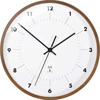 TFA Dostmann Analoge radio wandklok, met houten frame, design wandklok, eenvoudig, radioklok, meerkleurig, 98.1097
