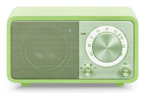 Sangean WR-7 Genuine Mini Radio VHF (FM) Bluetooth Oplaadbaar Groen