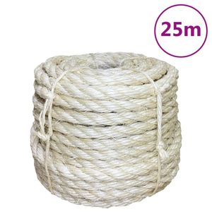 Touw 14 mm 25 m 100% sisal