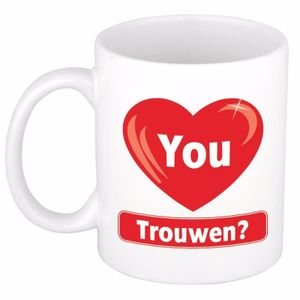 I love you mok / beker trouwen 300 ml