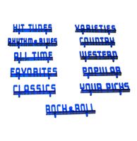 AMI Jukebox Model H Cast Plastic Classificatie Set (Blauw) - thumbnail