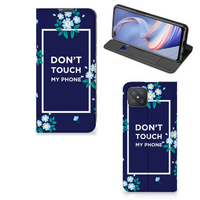 OPPO Reno4 Z 5G Design Case Flowers Blue DTMP - thumbnail