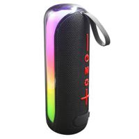 T&G TG-384 Mini Draagbare Bluetooth Luidspreker RGB Licht Draadloze Muziek Subwoofer Ondersteuning TF / U-schijf - Zwart - thumbnail