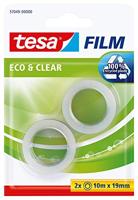 tesa Eco & Clear plakband (2 x 10 m x 19 mm)