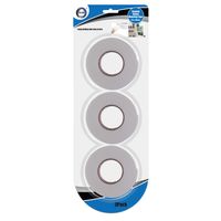 Pakket van 3x rollen dubbelzijdig foam tape   -