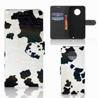 Motorola Moto G6 Plus Telefoonhoesje met Pasjes Koeienvlekken