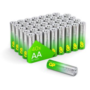 GP GP15A-40 Super G-Tech 1.5V AA Alkaline batterijen (40 stuks)