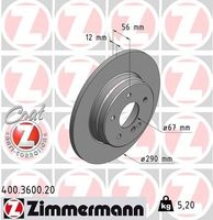 Remschijf Coat Z 400360020