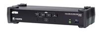 ATEN 4-Port USB 3.0 4K HDMI KVMP™ Switch met Audio Mixer Mode