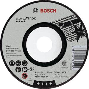 Bosch Accessories 2608602488 Bosch Afbraamschijf gebogen Diameter 125 mm Boordiameter 22.23 mm Metaal, RVS 1 stuk(s)