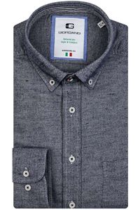 Giordano Modern Fit Overhemd Marine, Effen