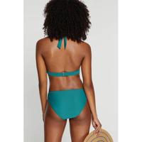 BEACHWAVE halter bikinitop petrol
