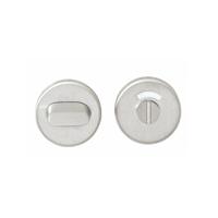 Intersteel Rozet met toilet-/badkamersluiting 5mm verdekt 53x10mm - RVS