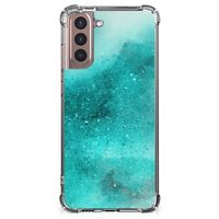 Back Cover Samsung Galaxy S21 Plus Painting Blue - thumbnail