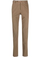 PT Torino mid-rise slim-cut chinos - Marron