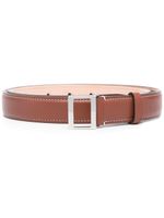 Acne Studios ceinture en cuir à boucle - Marron