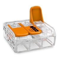Wago 221-413 Compact-verbindingsklemmen, 3-geleiders, 4 mm2, 50 stuks