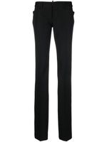 DSQUARED2 pantalon en laine vierge à coupe slim - Noir