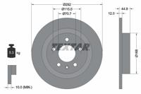 Remschijf TEXTAR, Remschijftype: Massief, u.a. für Opel, Vauxhall, Chevrolet, Cadillac - thumbnail