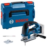 Bosch Blauw GST 18V-155 BC Accu Decoupeerzaag | Excl. accu&apos;s en lader | In L-Boxx - 06015B1000