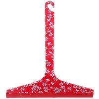 Raamtrekker met bloemen print rood 22,5 cm