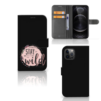 Apple iPhone 12 Pro Max Leuk Hoesje Boho Stay Wild Apple iPhone 12 Pro Max Leuk Hoesje Boho Stay Wild
