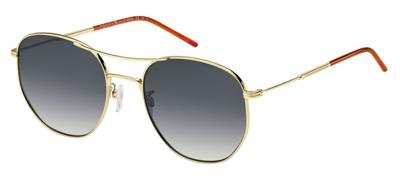 Tommy Hilfiger zonnebril TH1648/S J5G/9O unisex goud/rood Tommy Hilfiger zonnebril TH1648/S J5G/9O unisex goud/rood