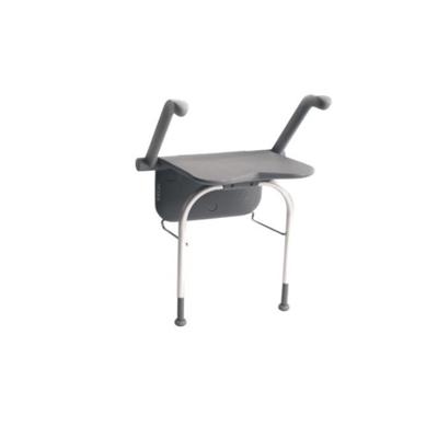 Douchezitting Etac Relax met Armsteunen en Steunpoten 39x45 cm Kunststof Grijs Etac Douchezitting Etac Relax met Armsteunen en Steunpoten 39x45 cm Kunststof Grijs Etac