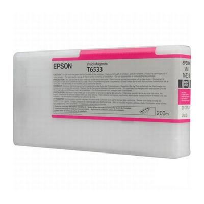 Epson Inktpatroon T6533 - Vivid Magenta 200ml (origineel)