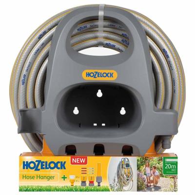 Hozelock wandslanghouder + 20m slang Hozelock wandslanghouder + 20m slang