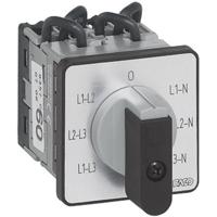 BACO NY37GQ1 Voltmeter omschakelaar 16 A 360 ° Grijs, Zwart 1 stuk(s)