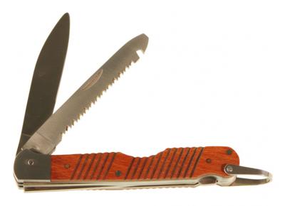 Kids At Work zakmes met houten handgreep 19,4 x 10 x 2,3 cm Kids At Work zakmes met houten handgreep 19,4 x 10 x 2,3 cm