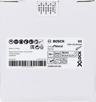Bosch Accessories 2608619161 Bosch Diameter 125 mm Boordiameter 22.23 mm 1 stuk(s)