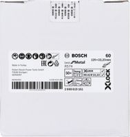 Bosch Accessories 2608619161 Bosch Power Tools Diameter 125 mm Boordiameter 22.23 mm 1 stuk(s) - thumbnail