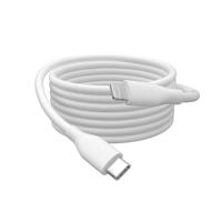 DIGITUS Lightning aansluitkabel - USB 2.0-2m - USB-C naar Lightning - Hoge snelheid 480 Mbps - 60W Power Delivery - MFI - flexibele siliconen kabel - Wit - voor iPad, iPhone
