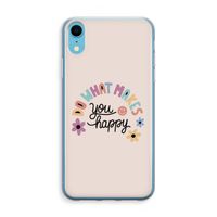 Happy days: iPhone XR Transparant Hoesje