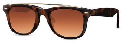 CWI zonnebril wayfarer unisex cat. 2 bruin
