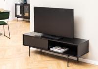 Tv-meubel Finn MDF Zwart 140cm - Giga Living - thumbnail