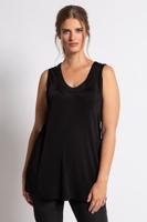 Ulla Popken Top, slinky, zijsplitten - Grote Maten