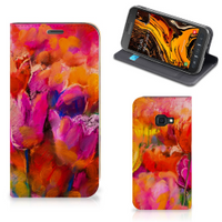 Bookcase Samsung Galaxy Xcover 4s Tulips - thumbnail