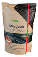 Velda Sturgeon Fish Food 3000ml - 3mm GMO-Vrij Bodemvoer voor Steuren, Optimale Gezondheid - thumbnail