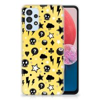 Silicone Back Case Samsung Galaxy A13 4G Punk Geel - thumbnail