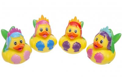 LG-Imports badeendjes zeemeerminnen 7 cm geel 4 stuks LG-Imports badeendjes zeemeerminnen 7 cm geel 4 stuks