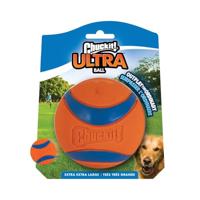 Chuckit! Ultra Ball XXL | 1 stuk | ø 10 cm | Speelgoed voor honden | Speciaal ontwikkeld voor apporteerspel | Gemaakt van duurzaam rubber | Drijft op water
