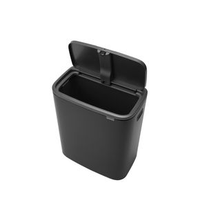 Brabantia Bo Touch Bin 60 l Rechthoekig Kunststof Zwart