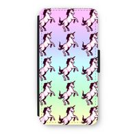 Musketon Unicorn: iPhone 8 Flip Hoesje - thumbnail