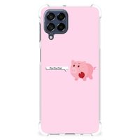 Samsung Galaxy M53 Stevig Bumper Hoesje Pig Mud - thumbnail